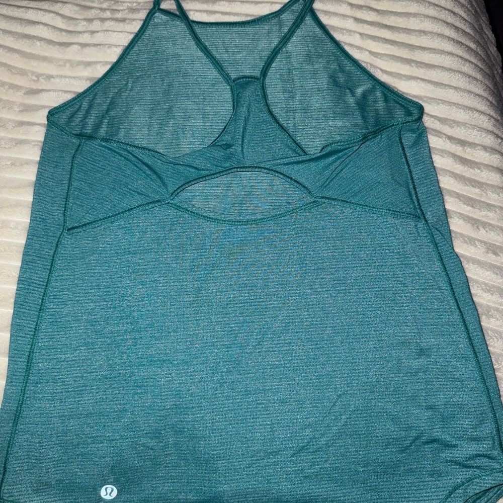 Teal Lululemon Athletic Tank Top
